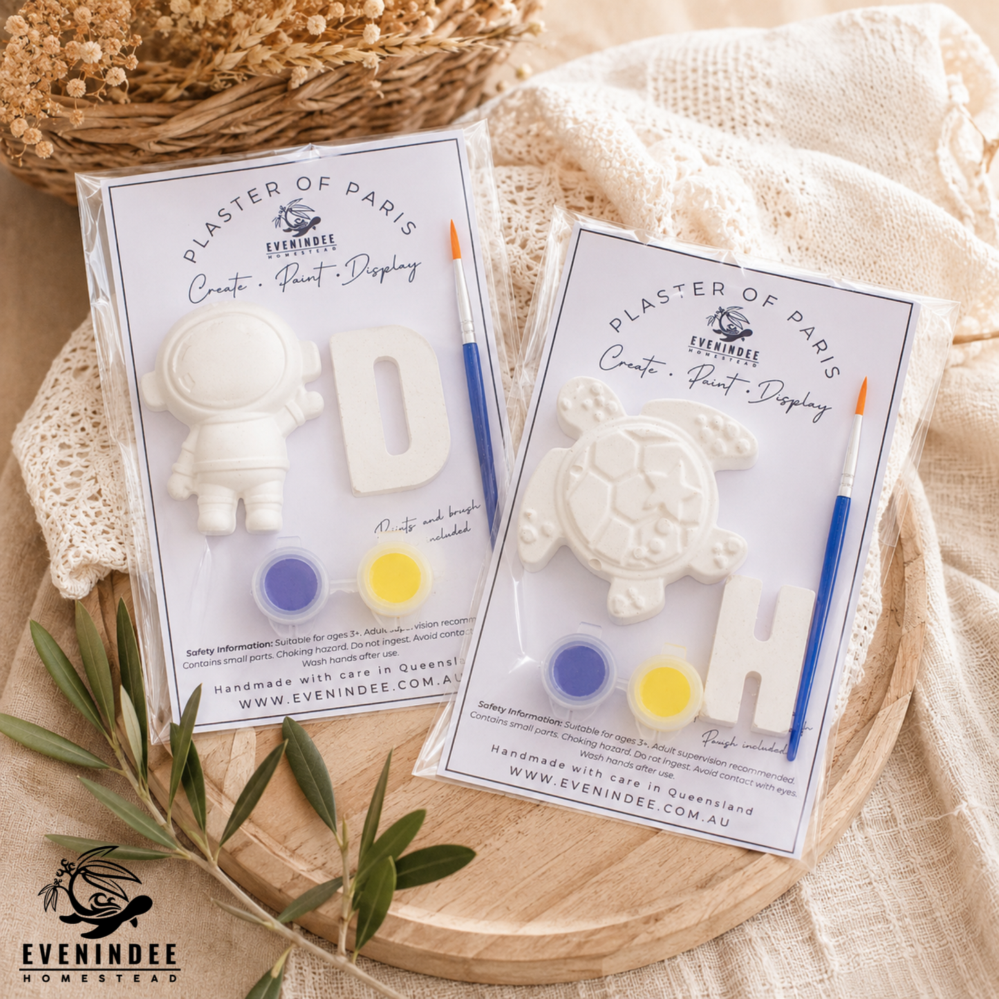 Plaster of Paris Paint Kit – The Perfect Party Favour & Creative Gift