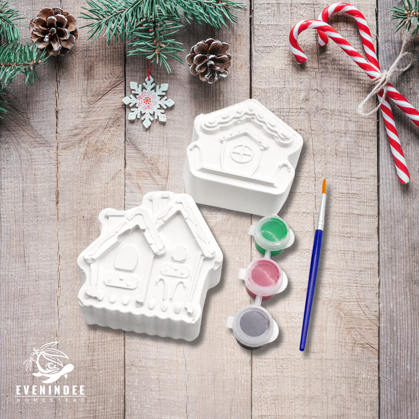 Plaster of Paris Paint Christmas Kits