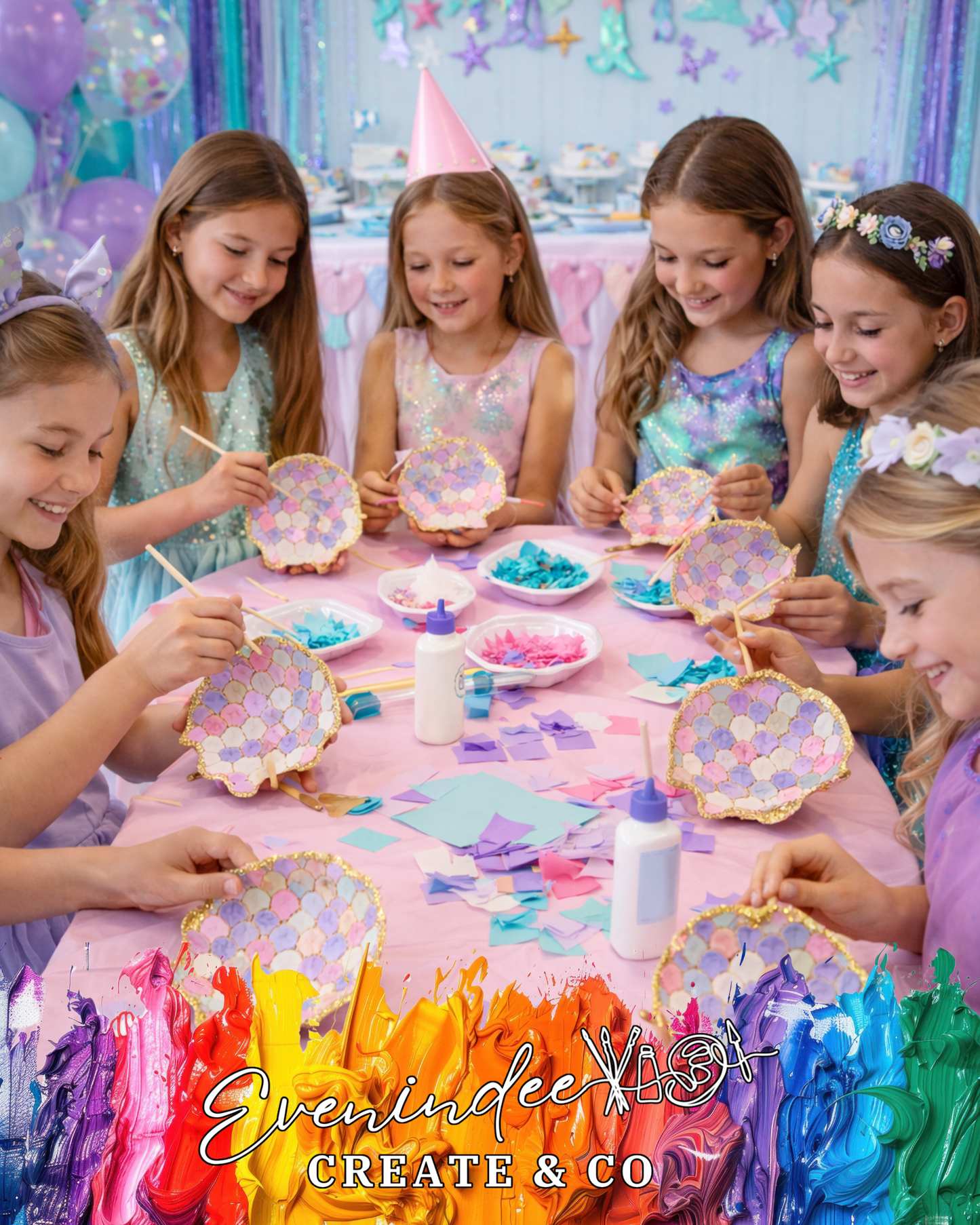 Mermaid Magic Private Kids Party Workshop
