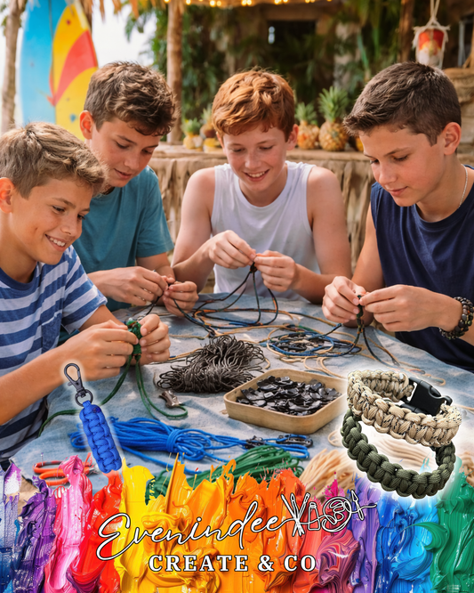 Boys Paracord Survival Workshop – Private Party Experience