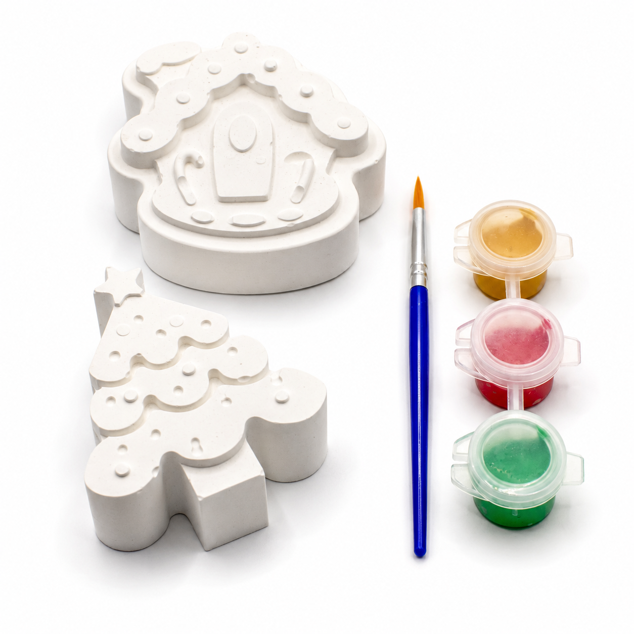 Plaster of Paris Paint Christmas Kits
