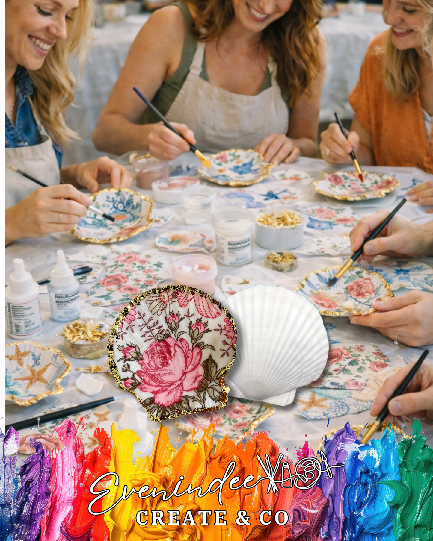 Private Coastal Seashell Art Workshop